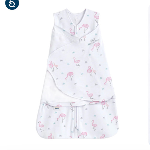 Flamingo Print Cotton Swaddle - Small | HALO