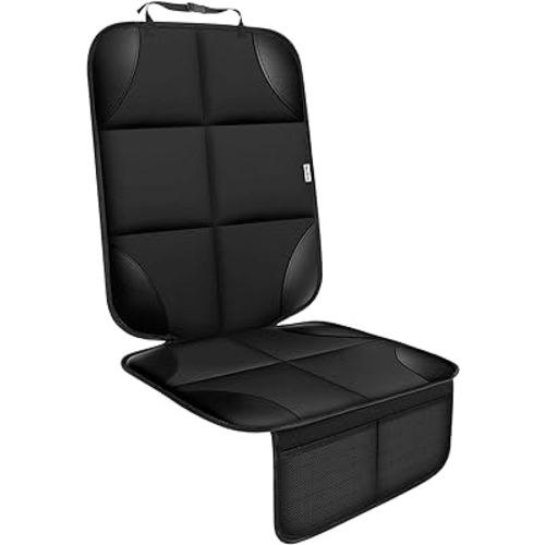 Meolsaek Car Seat Protector for Child Car Seat, Durable 600D Fabric Waterproof Car Seat Cover with Thick Pad Non-Slip Backing (No Imprints)