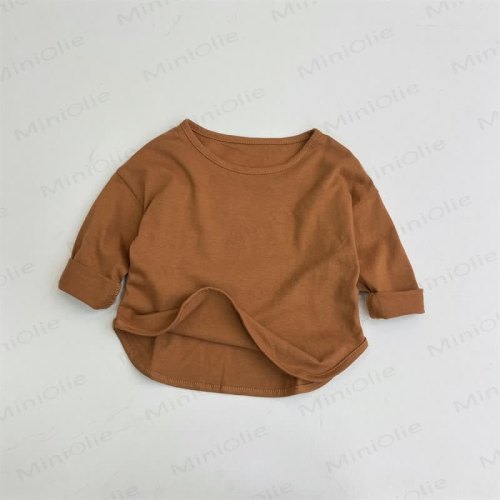 Toddler Loose Solid Color Base Layer T-Shirt