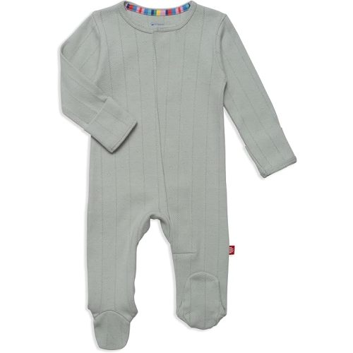Magnetic Me 100% Organic Cotton Magnetic Baby Footie Pajamas | Super Soft Organic Cotton Fabric | Available in PRE - 24M