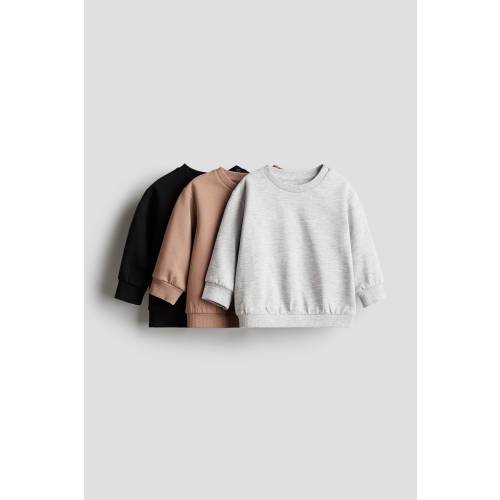 3-PACK COTTON SWEATSHIRTS