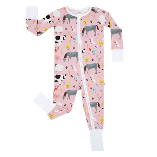 Little Sleepies Pajamas for Baby Boys & Girls, Viscose from Bamboo Baby Pajamas, Snug Baby Sleeper, Toddler PJs, 2-Way Zipper