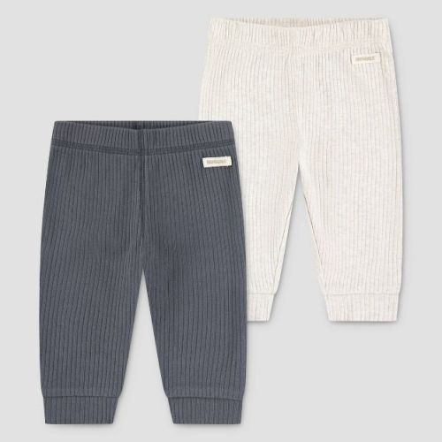 Baby Huggies 2pk Pants - White/gray Newborn