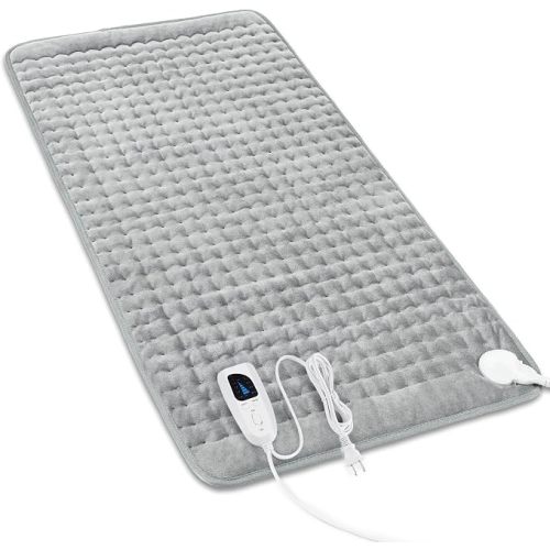 Heating Pad,Electric Heating Pads,Heating Pad for Back,Gray,33x17 Inch