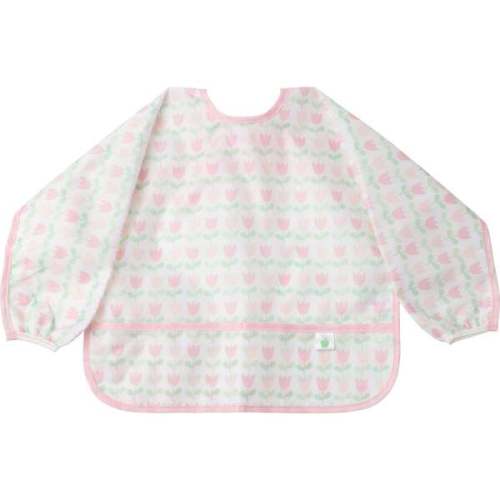 The Cover Everything Infant Bib, Tulips - Apple of My Isla | Maisonette