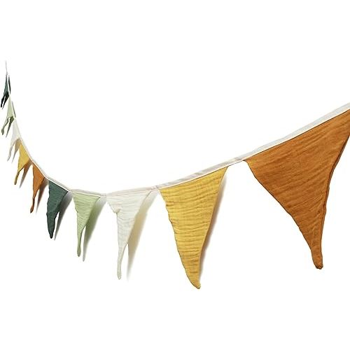 Pennant Banner Flags,Infant and toddler room decoration pennant,for Nursery Decor Baby Birthday Boho Wedding Shower Party Event