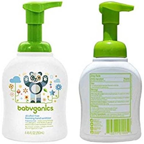 Babyganics Alcohol-Free Foaming Hand Sanitizer, Fragrance Free, 8.45oz Pump Bottle