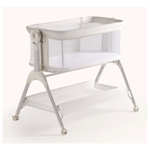 HARPPA Cuddly Sway | 3-in-1 Rocking Baby Bassinet & Bedside Sleeper with Anti-Reflux Mattress for Newborns | Attaches to Bed, Adjustable Height, Tool-Free Setup, Portable Wheels, CPSC Certified, Gentle Rocking Motion | Ideal for Infants, Safe Co-Sleeping