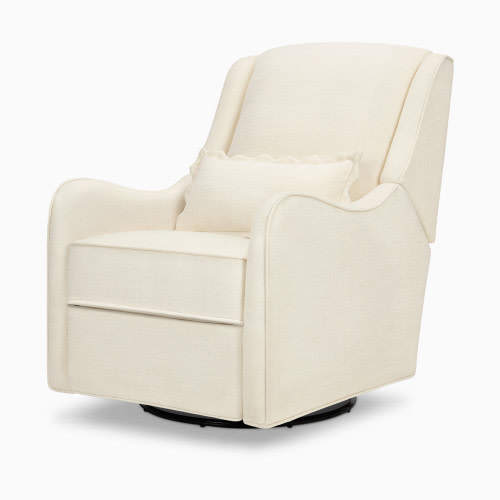 Namesake Devon Recliner and Swivel Glider - Performance Ivory Eco-Basketweave