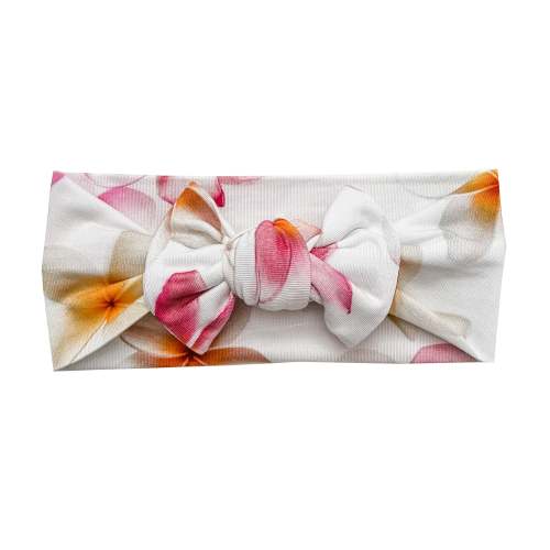 Plumeria Headband Bow