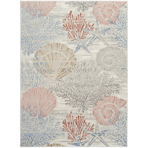 Bradbury Seaside Multicolored Indoor Area Rug