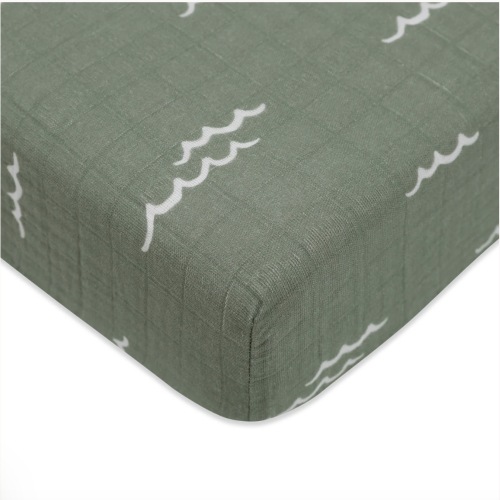 Babyletto Crib Sheet in GOTS Certified Organic Muslin Cotton