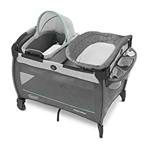 Amazon.com : Graco Pack 'n Play Close2Baby Bassinet Playard Features Portable Bassinet Diaper Changer and More, Derby : Baby