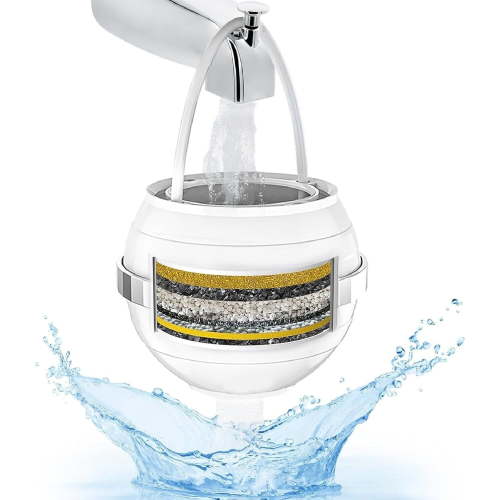 Bath Filter for Tub - Kinder Filter for Bathtub Eczema - Bath Water Ball Filter for Tub Faucet to Remove Lead,Chlorine and Fluoride - Hard Water Softener to Improves Skin, Hair and Nails Condition