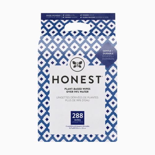 Baby Wipes - Blue Ikat