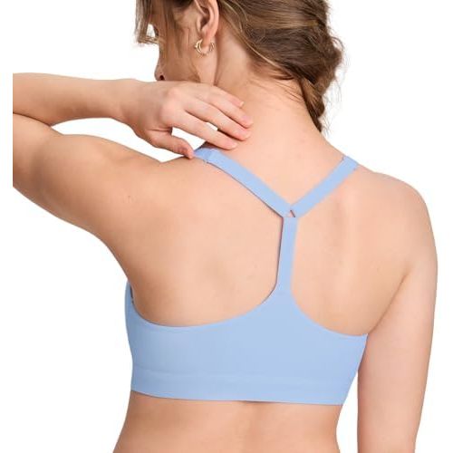 MOMANDA Y-Back Nursing Sports Bras for Breastfeeding Wireless Maternity Workout Yoga Bra
