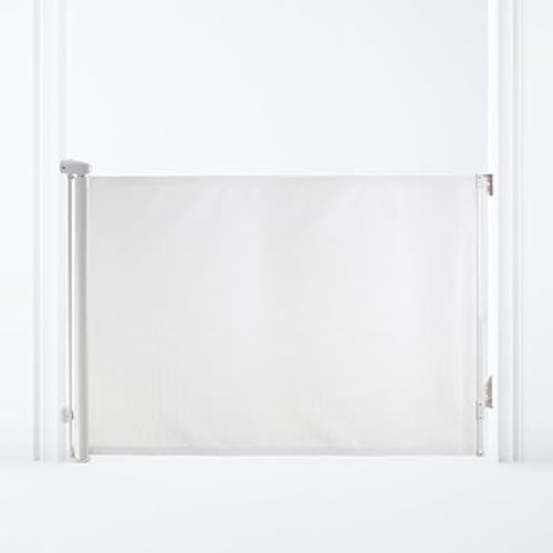 Dreambaby Glide N Hide 35'' Extra Tall, 55'' Wide Retractable Baby Gate - Ideal for Stairs, Doorways & Halls, Durable Mesh, EZY-Check Indicator, Dog & Pet Gate