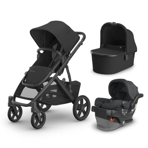 UPPAbaby Vista V3 From Birth Complete Travel System (Stroller + Mesa V2 Infant Car Seat + Bassinet V3) in Jake