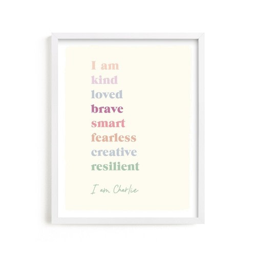 Minted® Positive Affirmations Wall Art by Nazia Hyder