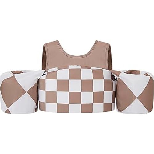 KIDSco Swim Vest for Kids 30-50 lbs | Toddler Swimming Aid with Shoulder Strap and Water Wings | Cute Swim Floaties for Boys and Girls 2 to 6 Years for Pool and Beach