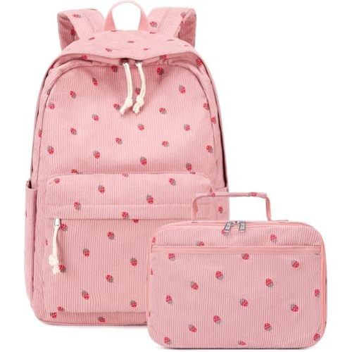 Bluboon Backpack for Girls Kids Preschool Backpack with Lunch Box Kindergarten Bookbag Toddler School Bags Set