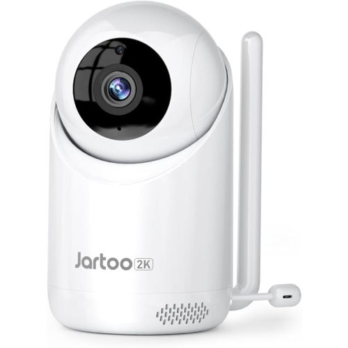 Jartoo 2K 5.5" Video Baby Monitor with Camera and Audio,AI Cry Detect 1860ft Long Range Baby Monitor No WiFi Baby Camera Wireless,Clear Night Vision,ANC, 2-Way Talk,White Noise,6000mAh [2025 New]