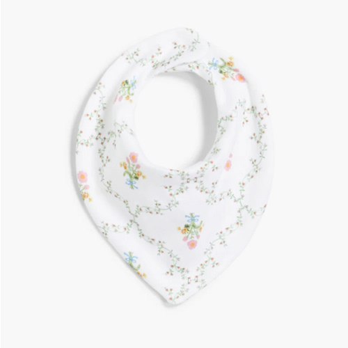 The Bandana Bib - Pastel Trellis