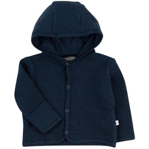 HonestBaby Front Hooded Jackets, Side-snap Top, Hoodies in Cozy 100% Organic Cotton Infant Baby Boys, Girls, Unisex