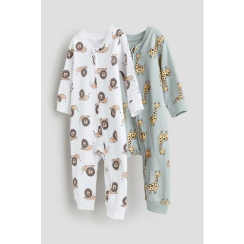 2-pack Patterned Cotton Pajamas