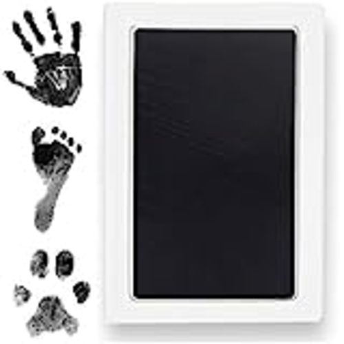 Amazon.com: Pearhead 2-Pack Clean-Touch Baby Ink Pad, Black Ink, No Mess Baby Safe Ink Pad, DIY Baby Handprint and Footprint Keepsake, Newborn Size, 4 Impression Cards : Arts, Crafts & Sewing