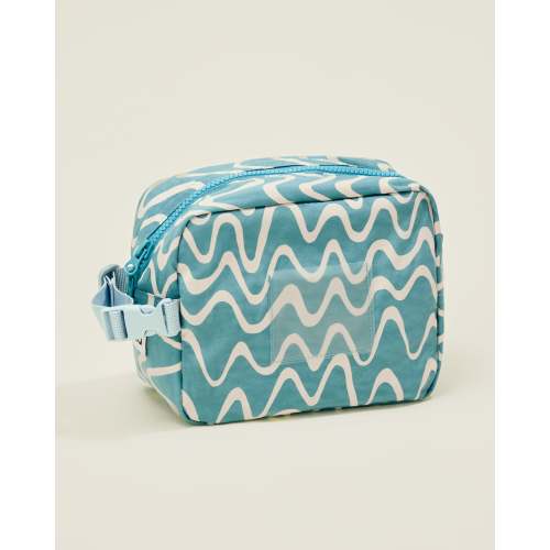 Baby Bottle Cooler Bag For Breast Milk Storage Fits Inside Diaper Bag | Green Stripe - Storq by Kindred Bravely