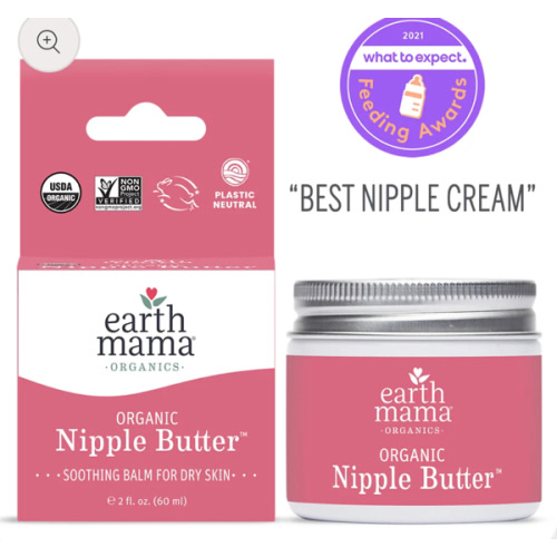 Organic Nipple Butter Breastfeeding Cream | Earth Mama