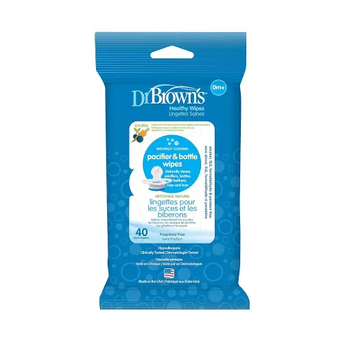 Dr. Brown's™ Healthy Wipes Pacifier and Bottle Wipes 40-Count, 1 Pack