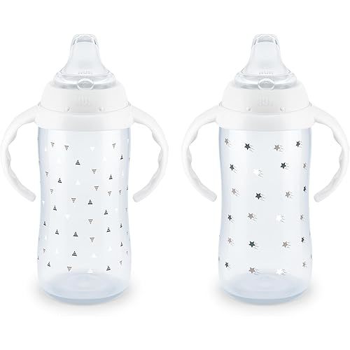 NUK Learner Cup, 6+ Months, Timeless Collection, Amazon Exclusive, 5 Oz, Pack of 2 – BPA Free, Spill Proof Sippy Cup