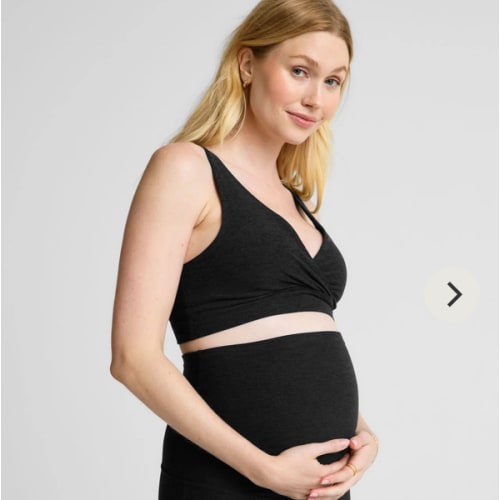 Beyond Yoga Spacedye Criss Crossover Maternity Nursing Bra