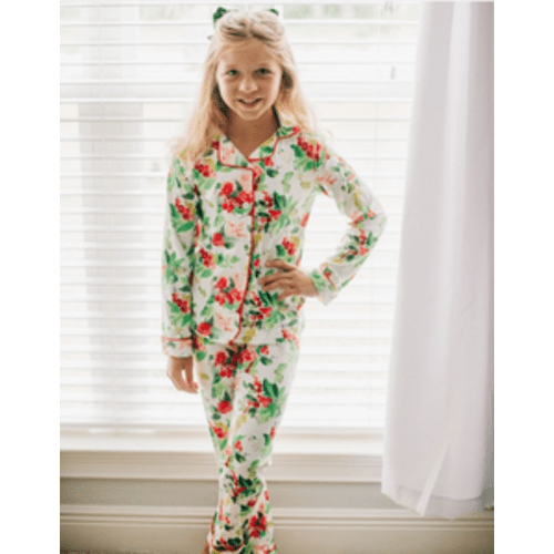 Christmas Floral Button Down PJs – Grace & Alice