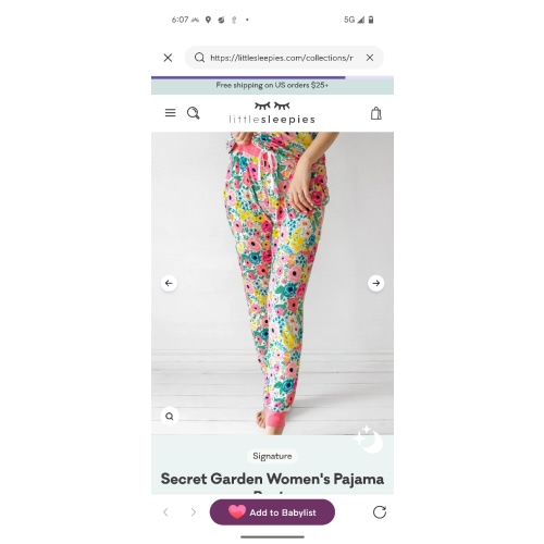 Secret Garden Women's Pajama Pants - Little Sleepies