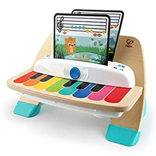 Baby Einstein and Hape Magic Touch Piano Wooden Musical Toddler Toy, Age 6 Months and Up - 3 Piece Set