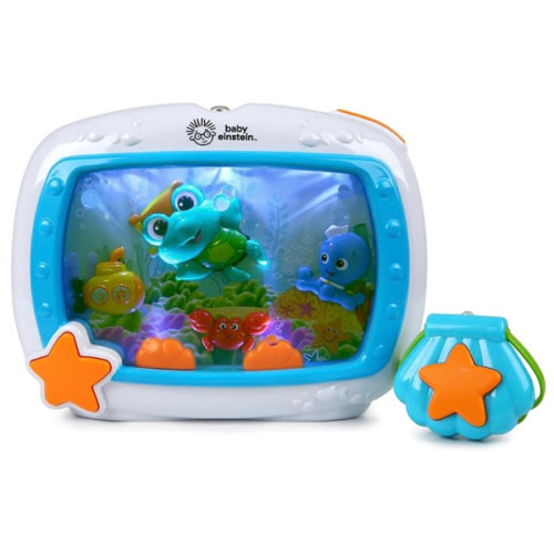 Baby Einstein Sea Dreams Soother Musical Crib Toy and Sound Machine, Newborn and up
