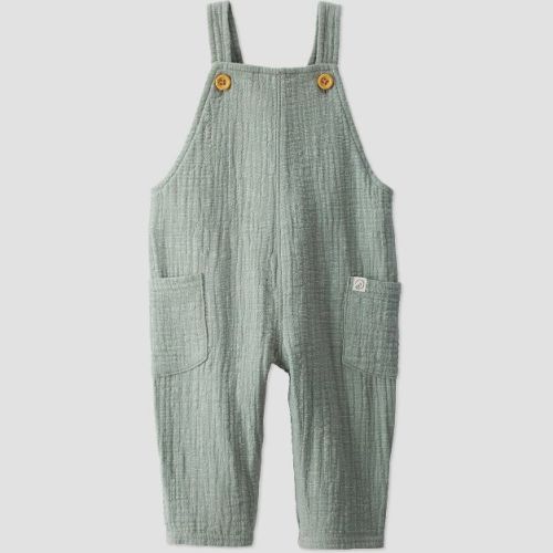 Little Planet By Carter's Organic️ Baby Gauze Pull-on Pants - Green 3m