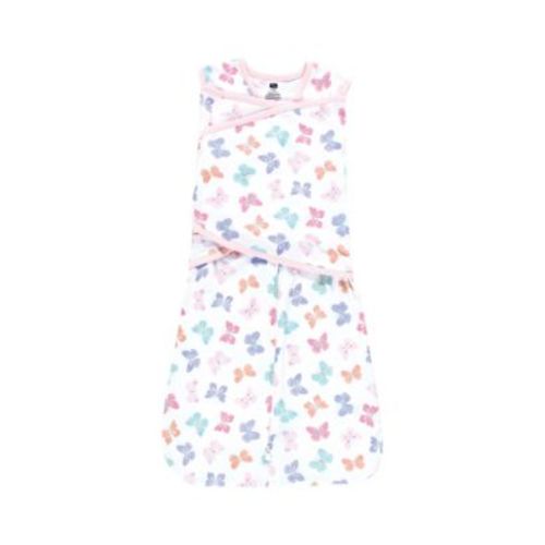 Baby Girls Hudson Convertible Swaddle Sleep Sack, Pastel Butterfly