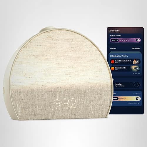 Hatch Restore 3 Sunrise Alarm Clock, Sound Machine, Smart Light - White Noise