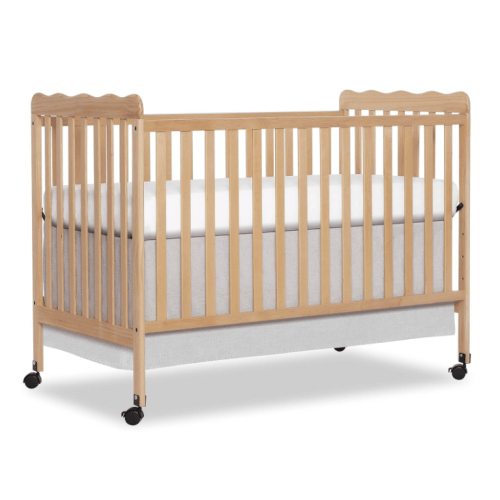 Dream On Me Full Size Carson 3-in-1 Convertible Baby Crib, Locking Wheels