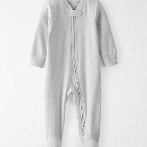 Gray Baby Organic Cotton Sleeper Pyjamas | Carter’s Oshkosh Canada