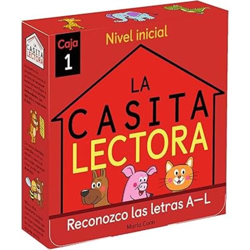 PHONICS IN SPANISH - La casita lectora Caja 1: Reconozco las letras A-L (Nivel inicial) / The Reading House Set 1: Letter Recognition A-L (Beascoa, Caja 1) (Spanish Edition)