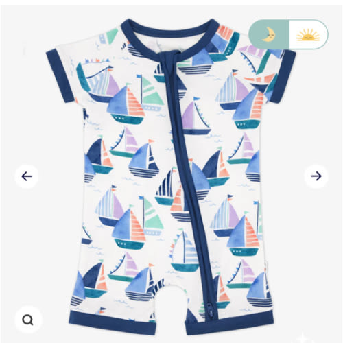 Seas The Day Shorty Zippy – Little Sleepies