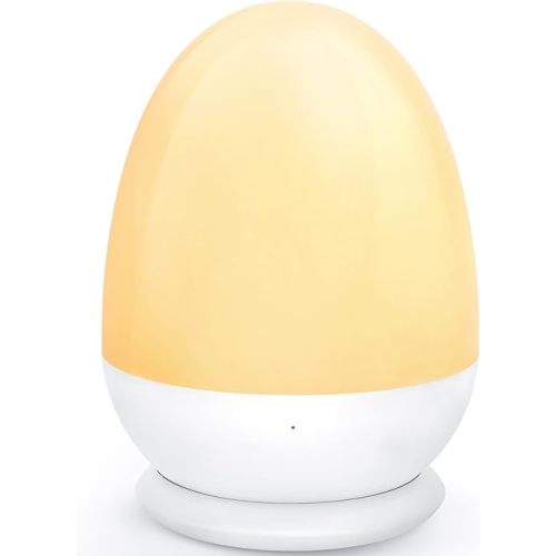 MediAcous Night Lights for Kids Room, Baby Night Light with Stable Charging Pad, Dimmable Kids Night Light with 1H Timer & Touch Control, ABS+PC LED Egg Lamps for Breastfeeding, Up to 200H