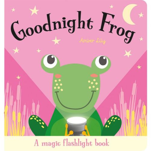 Goodnight Frog - (Magic Flashlight Books) by Amber Lily (Board Book)