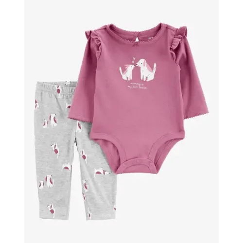 Baby 2-Piece Dog Bodysuit Pant Set - Carter's | Carter's
