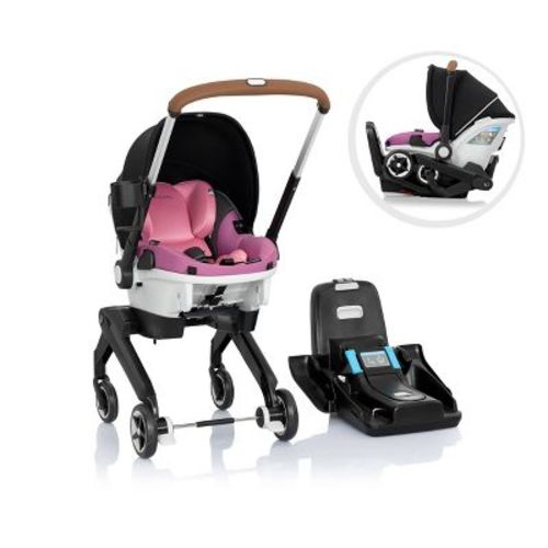 Evenflo Gold Shyft DualRide Infant Car Seat and Stroller with Storage Bag & Canopy - Moonstone Gray